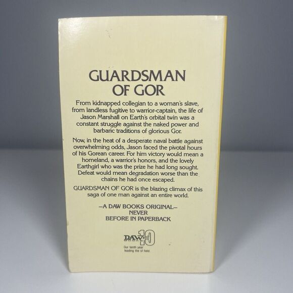 Guardsman of Gor, 16th Book Counter Earth Saga John Norman DAW #456 PBK 1st 1981 - Picture 2 of 8